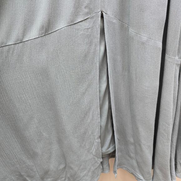 Blue Rain Women's Embroidered Floral Maxi Dress Flutter Sleeves Green Size Small - Picture 6 of 8